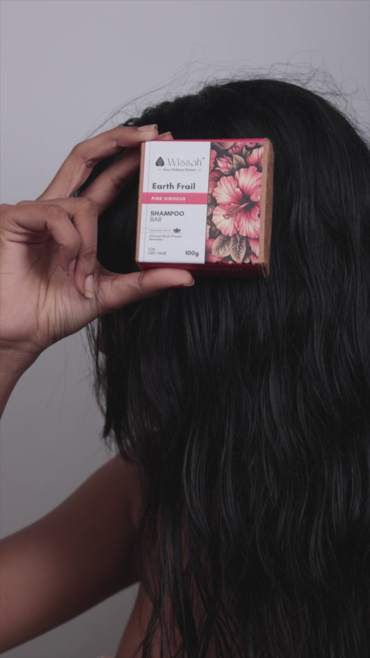 Earth Frail-Pink Hibiscus Shampoo Bar